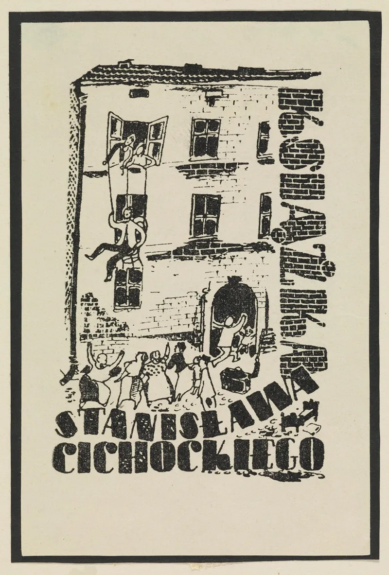 Ksiazka Stanislawa Cichockiego Wall Art by Witold Gawęcki - High-Resolution Digital Print