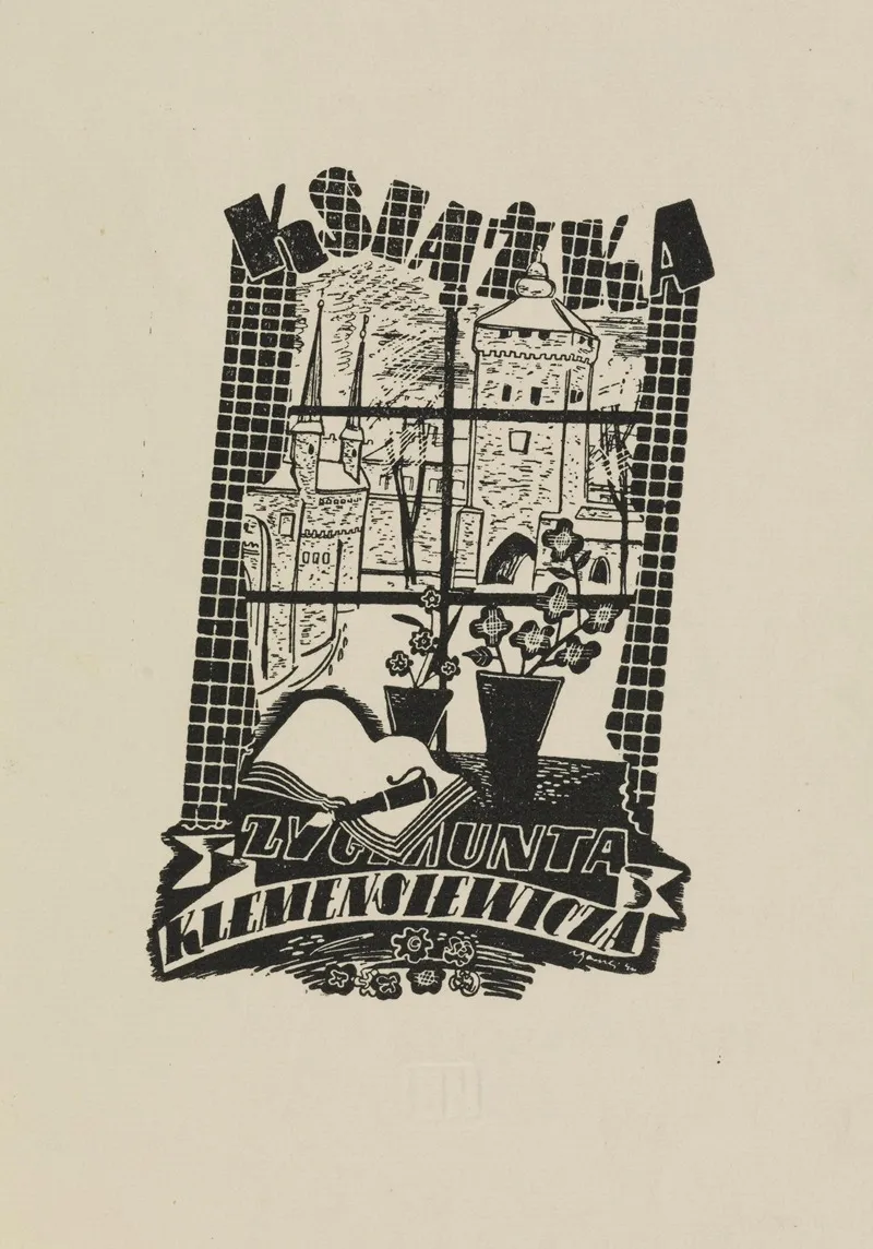 Ksiazka Zygmunta Klemensiewicza Wall Art by Witold Gawęcki - High-Resolution Digital Print
