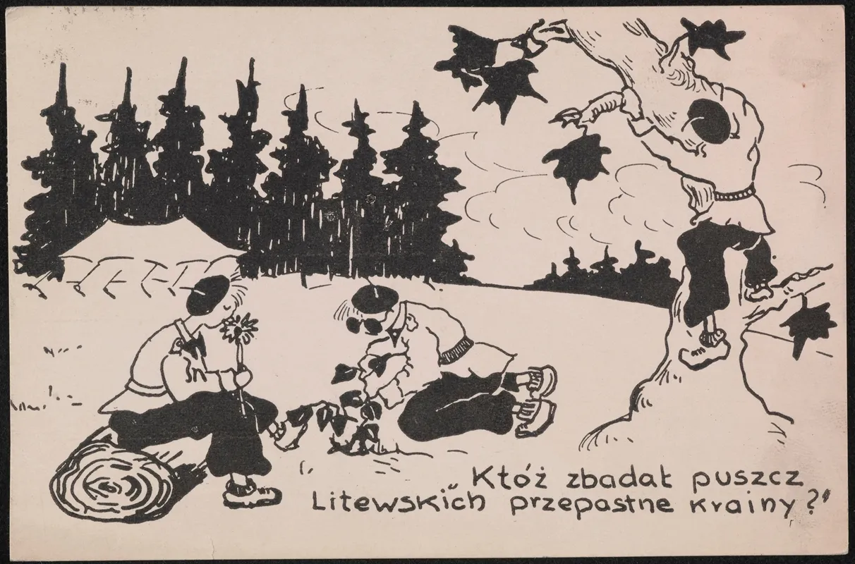Ktoz Zbadal Puszcz Litewskich Przepastne Krainy Wall Art by Wydawnictwo Org. Przyspos. Kobiet do Obrony Kraju - High-Resolution Digital Print