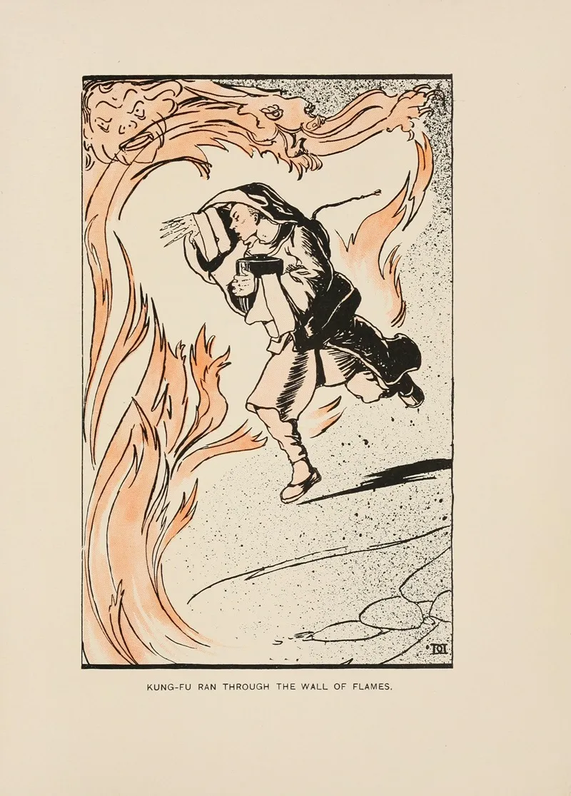 Kung Fu Ran Through The Wall Of Flames