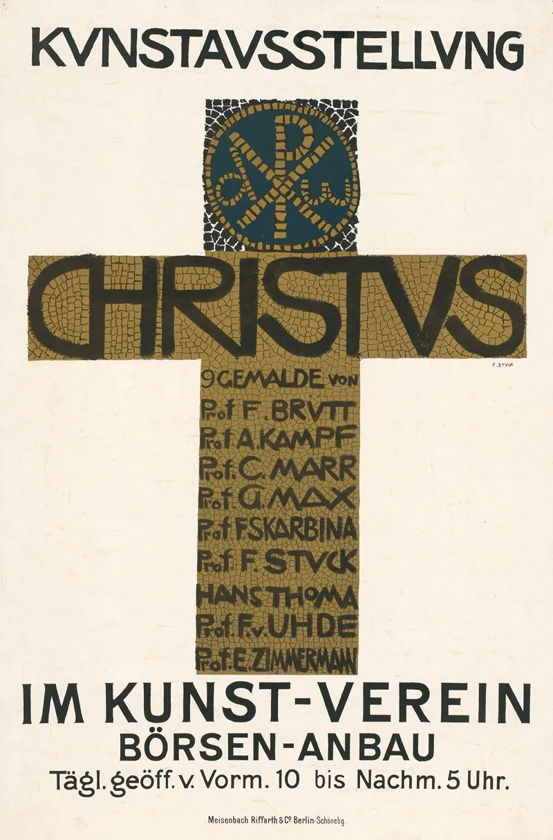 Kunstausstellung Christus Im Kunst Verein Borsen Anbau