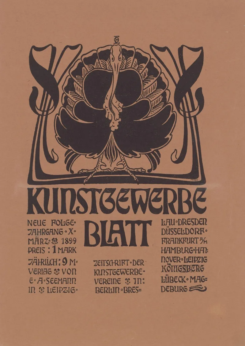 Kunstgewerbeblatt Neue Folge Marz 1898