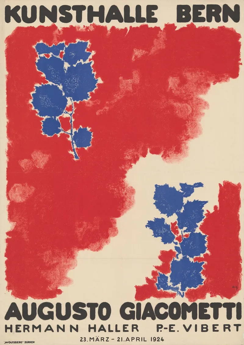 Kunsthalle Bern Augusto Giacometti Hermann Haller P E Vibert