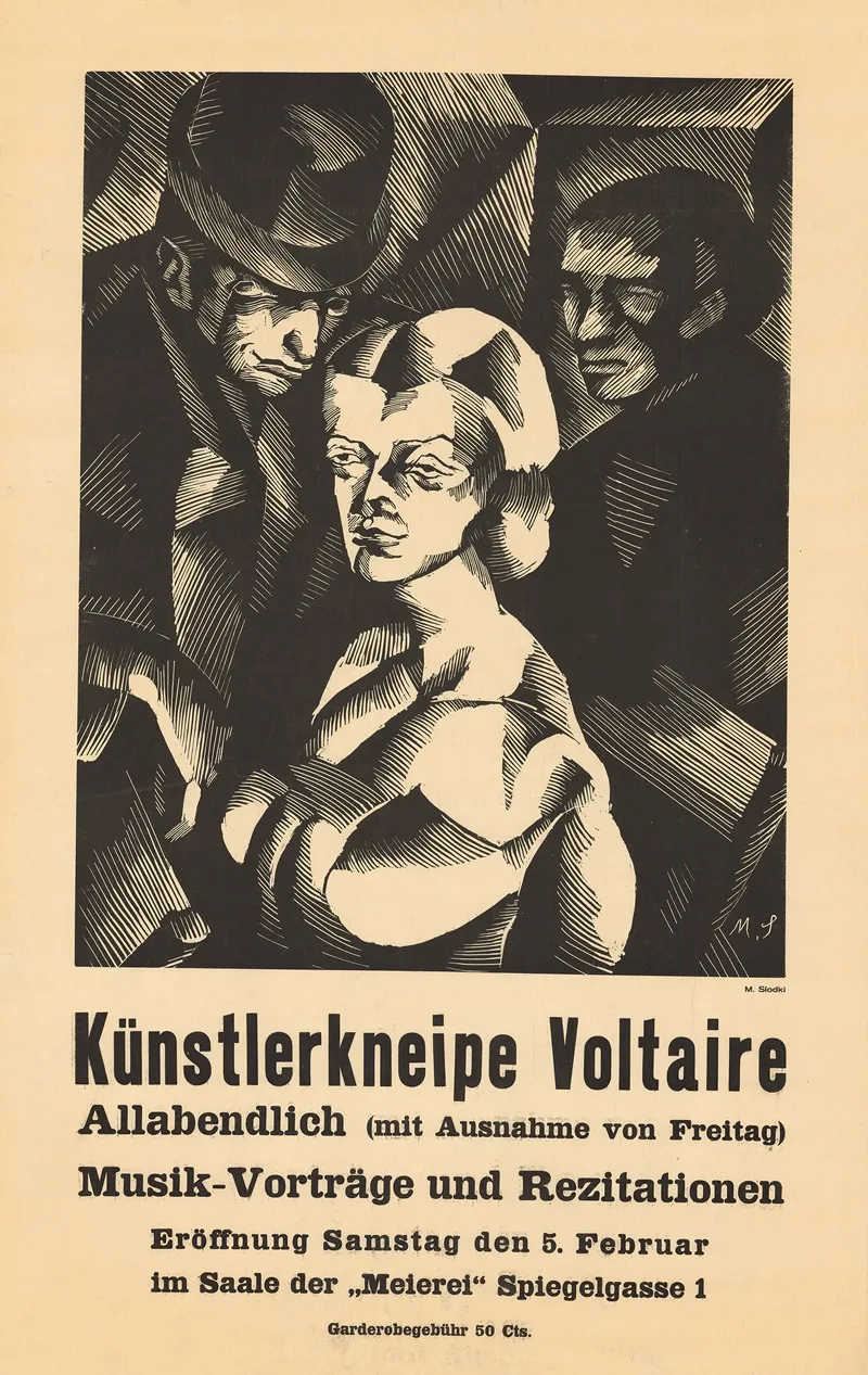 Kunstlerkneipe Voltaire Wall Art by Marcel Słodki - High-Resolution Digital Print
