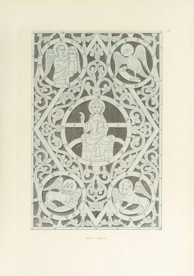 Kunstwerke Und Geräthschaften Des Mittelalters Und Der Renaissance Pl 30 Wall Art by Carl Becker - High-Resolution Digital Print