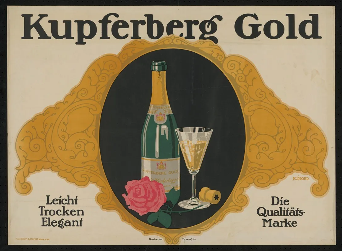 Kupferberg Gold 2 Wall Art by Julius Klinger - High-Resolution Digital Print