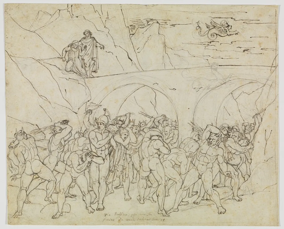 Kuppler Betruger Und Schmeichler Von Den Teufeln Gepeitscht Dante Inferno Canto 18 V 79