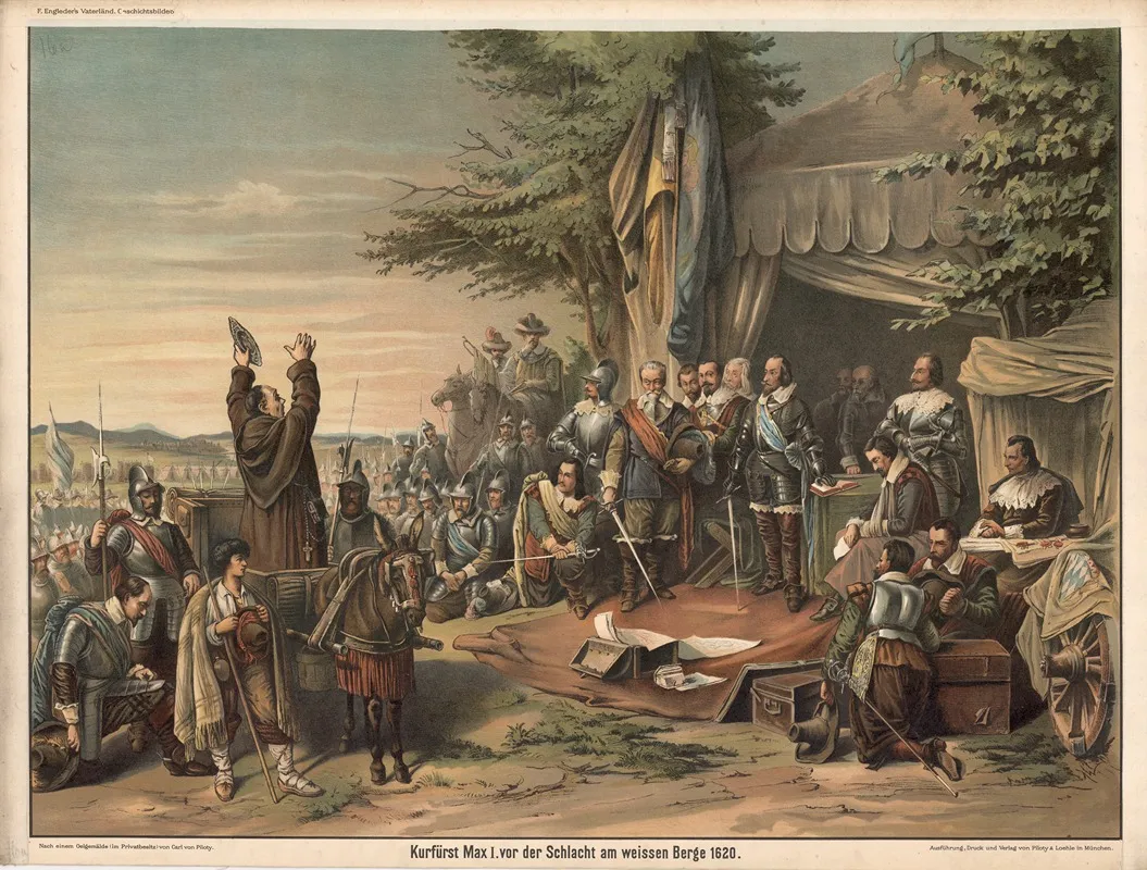 Kurfurst Max I Vor Der Schlacht Am Weissen Berge 1620 Wall Art by Karl Theodor von Piloty - High-Resolution Digital Print