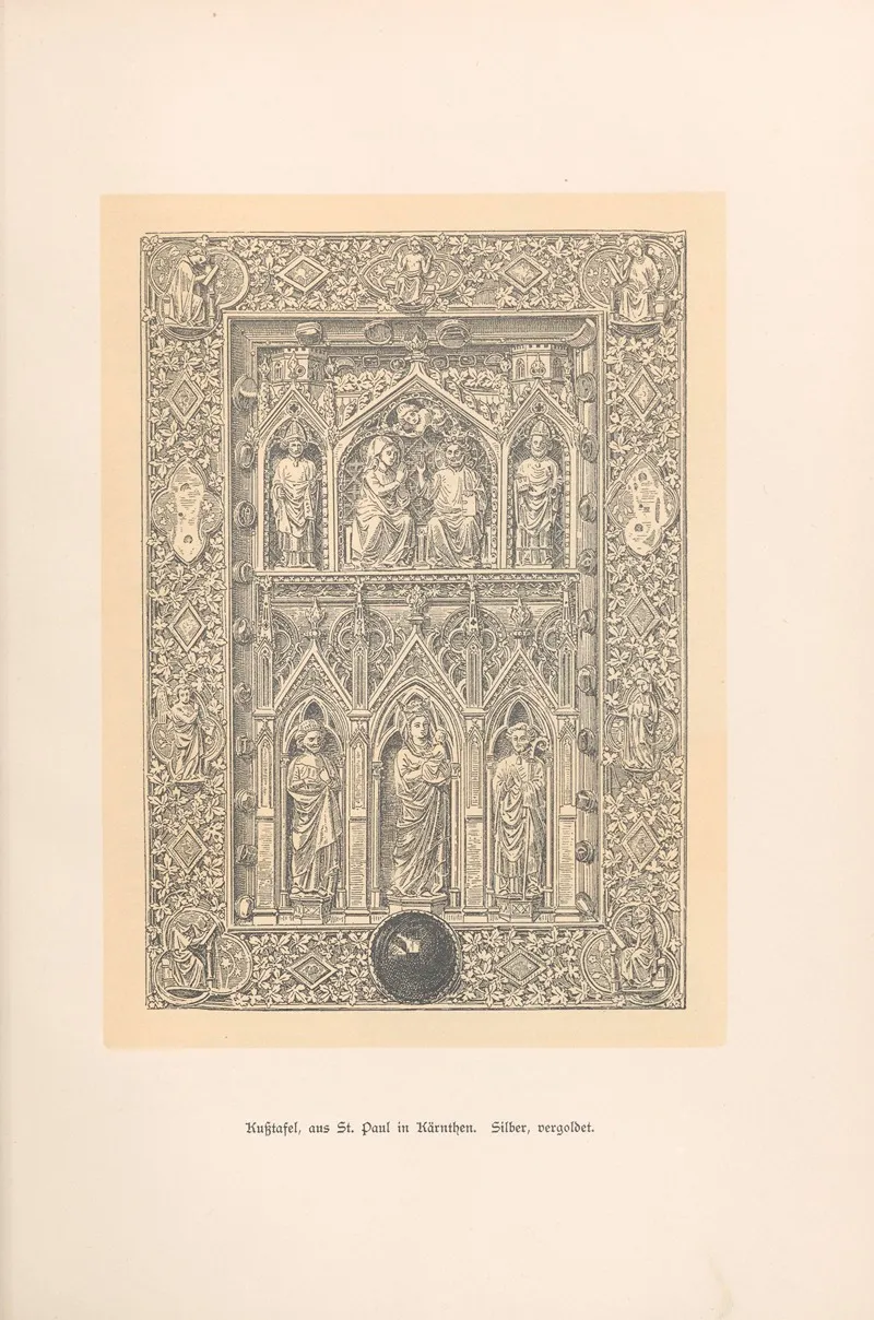 Kustafel Aus St Paul In Karnten Wall Art by Jakob von Falke - High-Resolution Digital Print