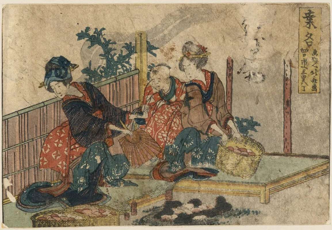 Kuwana 3 Wall Art by Katsushika Hokusai - High-Resolution Digital Print