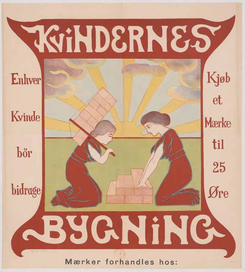 Kvindernes Bygning Wall Art by Suzette C. Skovgaard Holten - High-Resolution Digital Print