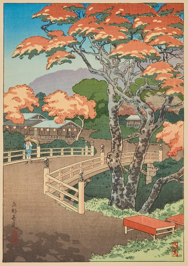 Kyoto Takao Wall Art by Tsuchiya Kōitsu - High-Resolution Digital Print