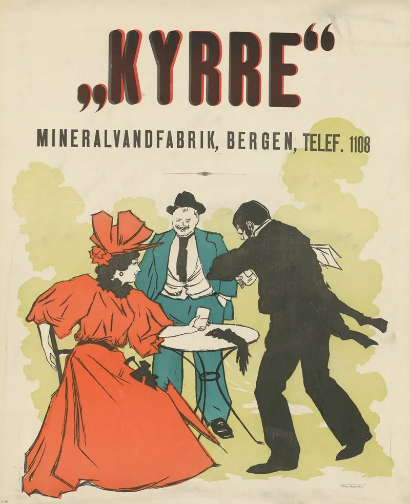 Kyrre Mineralvandfabrik Bergen Wall Art by Anonymous - High-Resolution Digital Print