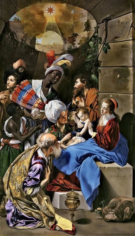 La Adoracion De Los Reyes Magos Wall Art by Juan Bautista Maíno - High-Resolution Digital Print