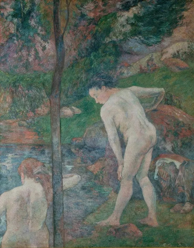 La Baignade Ou Deux Baigneuses