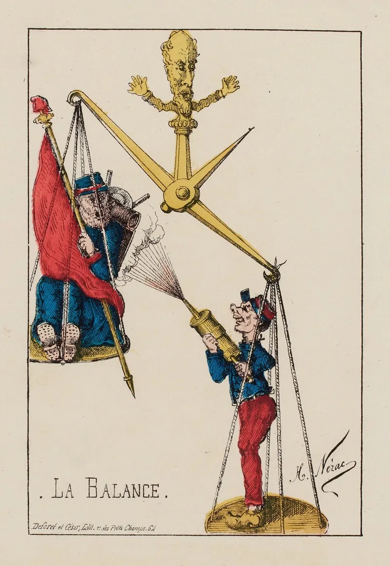La Balancele Moment Psychologique Wall Art by H. Nérac - High-Resolution Digital Print