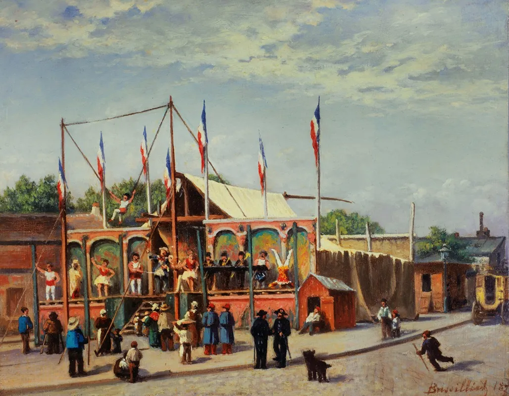 La Baraque Du Lutteur Dubois Boulevard De La Villette