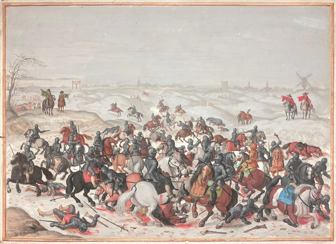 La Bataille De Lekkersbeetje Wall Art by Sebastian Vrancx - High-Resolution Digital Print