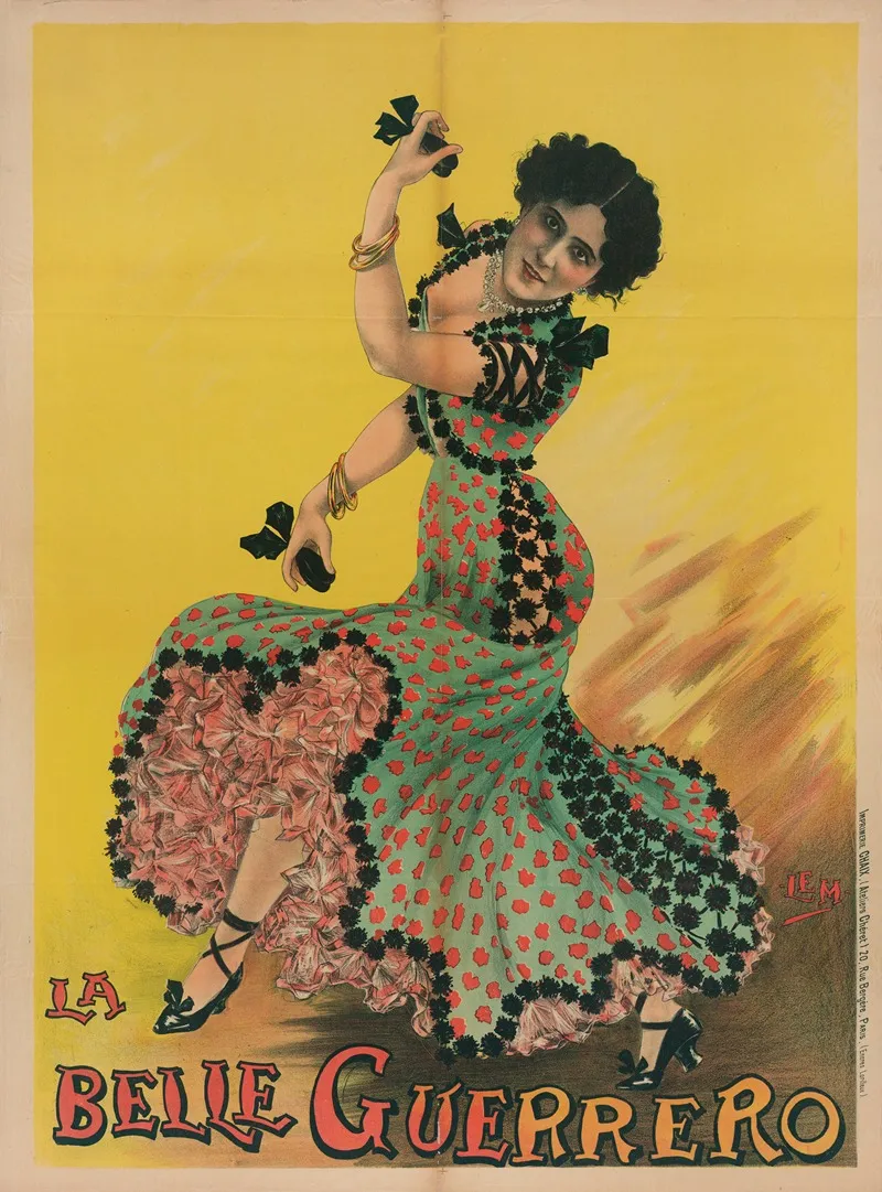 La Belle Guerrero 2 Wall Art by Auguste Lemoine - High-Resolution Digital Print