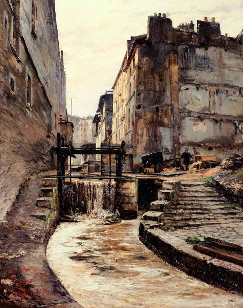 La Bievre Au Bief De La Rue De Valence