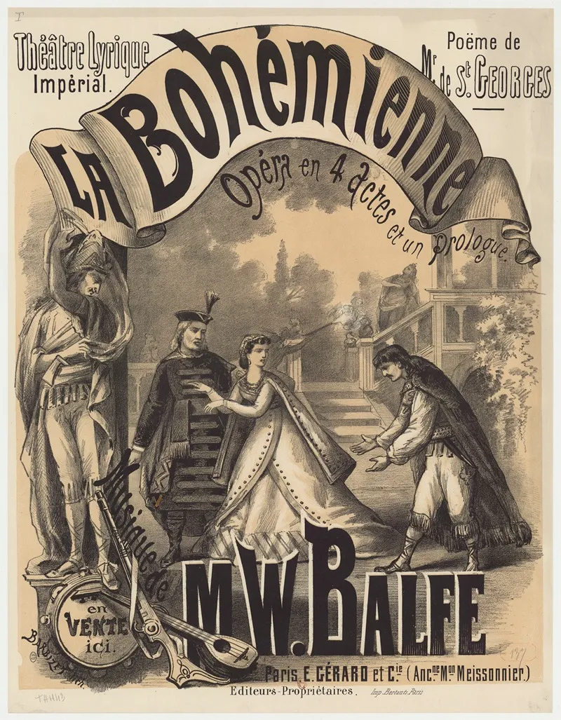 La Bohemienne Wall Art by Victor Coindre - High-Resolution Digital Print