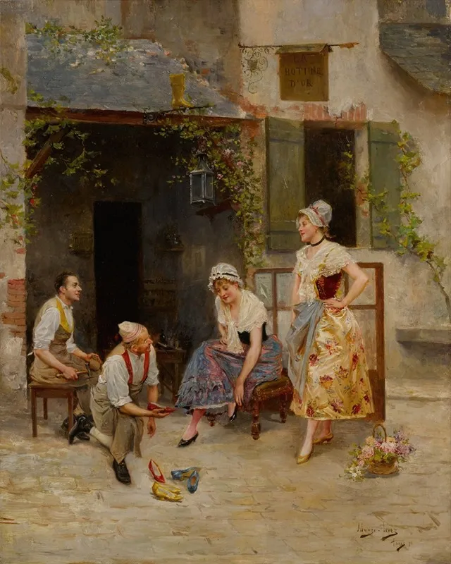 La Bottine Dor Wall Art by Mariano Alonso-Pérez - High-Resolution Digital Print