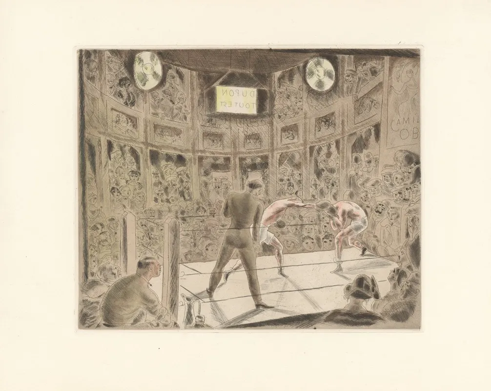 La Boxe A La Fourmi Wall Art by Chas Laborde - High-Resolution Digital Print