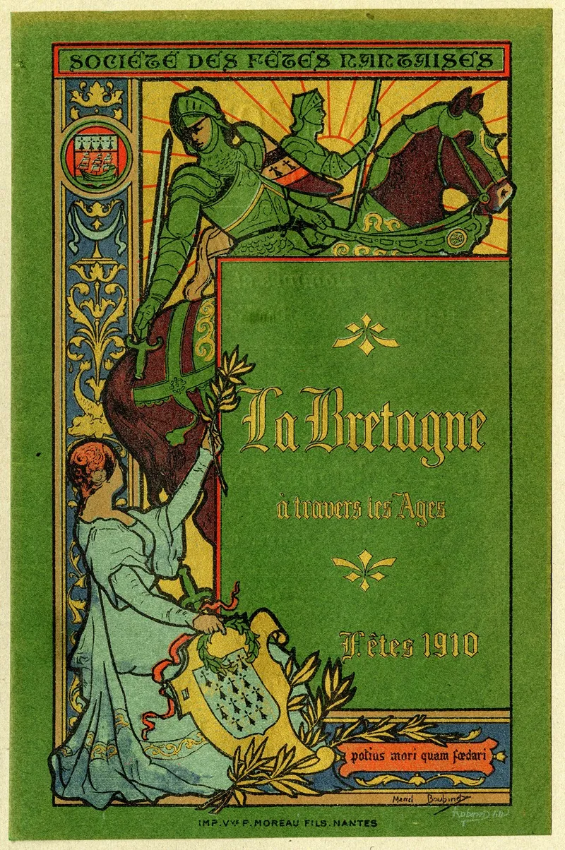 La Bretagne A Travers Les Ages Wall Art by Marcel Boubinet - High-Resolution Digital Print