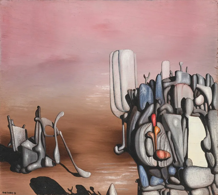 La Cage Des Temps Wall Art by Yves Tanguy - High-Resolution Digital Print