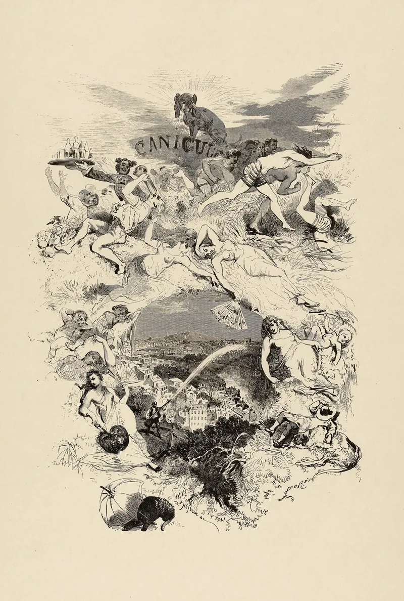 La Canicule Wall Art by Edmond Morin - High-Resolution Digital Print