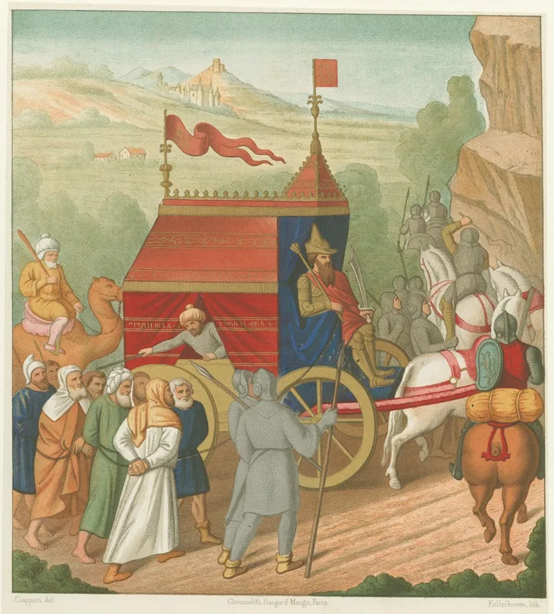 La Captivite Des Tribus Disrael Wall Art by Claudius Joseph Ciappori - High-Resolution Digital Print