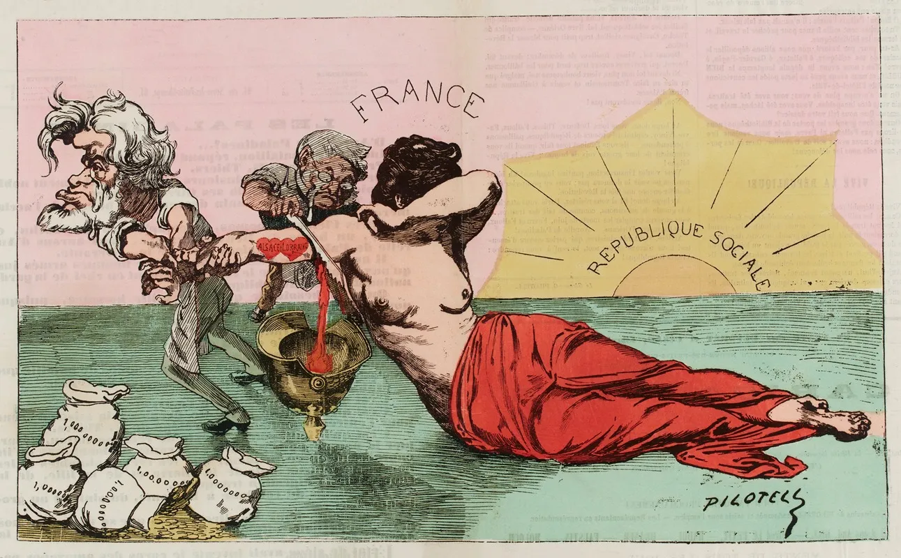 La Caricature Lexecutif Wall Art by Georges Pilotelle - High-Resolution Digital Print