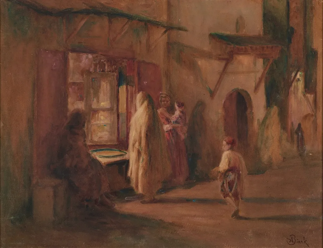 La Casbah Wall Art by Alphonse Birck - High-Resolution Digital Print