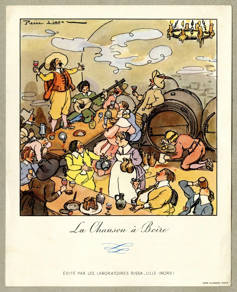 La Chanson A Boire 2 Wall Art by Laboratoires Rissa - High-Resolution Digital Print