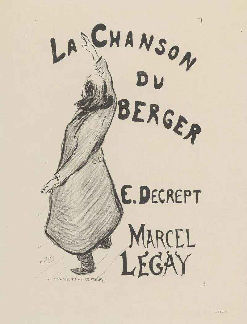 La Chanson Du Berger Wall Art by Henri-Gabriel Ibels - High-Resolution Digital Print