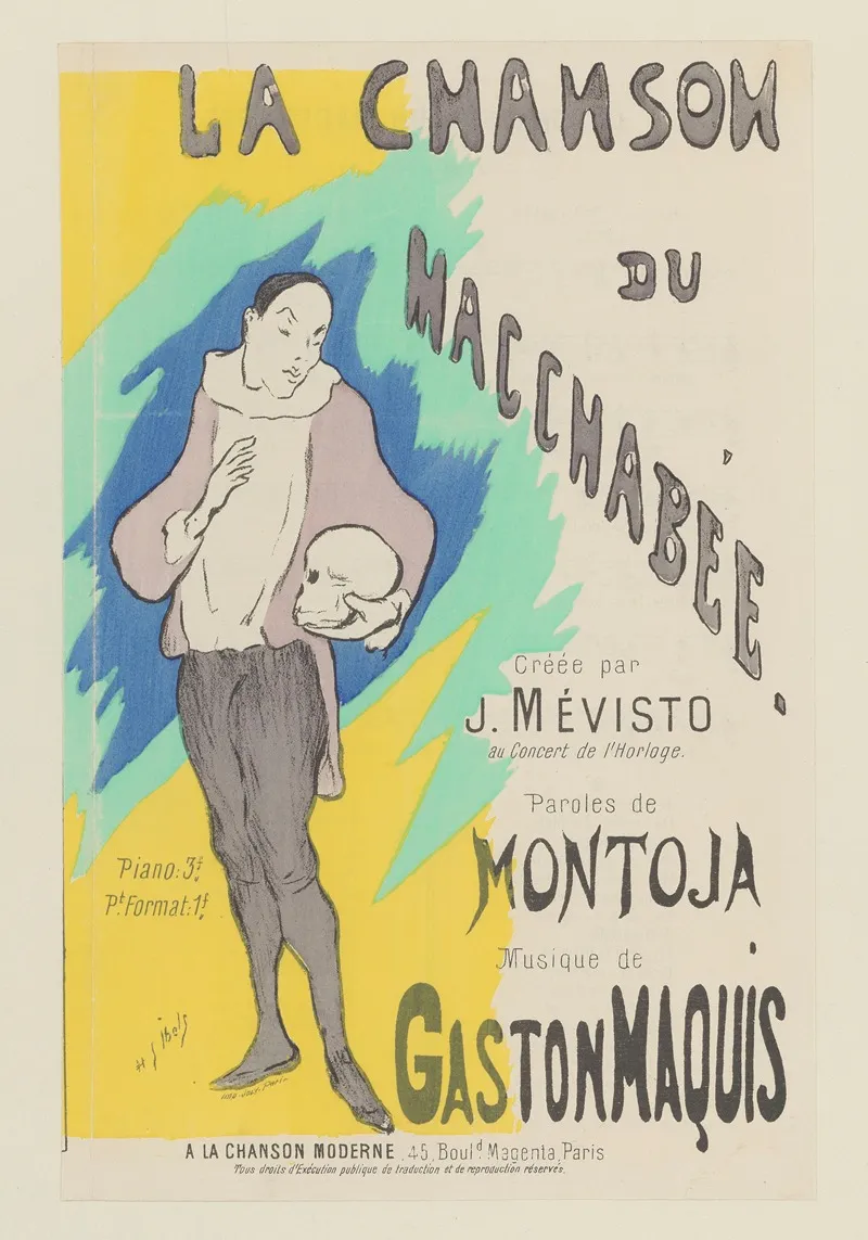 La Chanson Du Macchabee 3 Wall Art by Henri-Gabriel Ibels - High-Resolution Digital Print