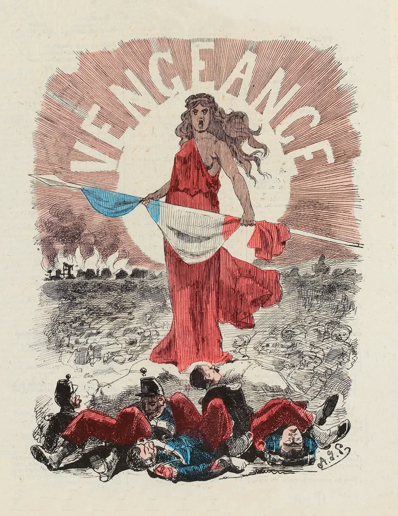 La Charge La France Wall Art by Zut (Alfred Le Petit) - High-Resolution Digital Print