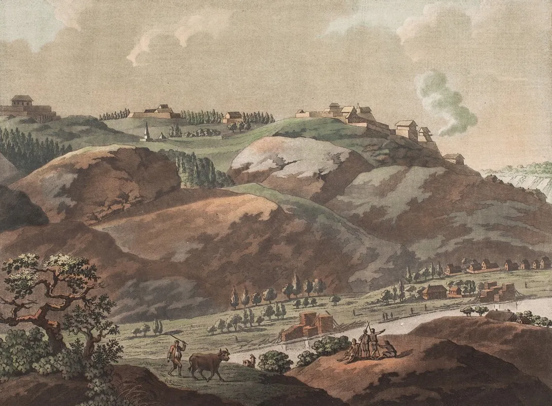 La Citadelle De Frideriksteen Wall Art by Georg Haas - High-Resolution Digital Print