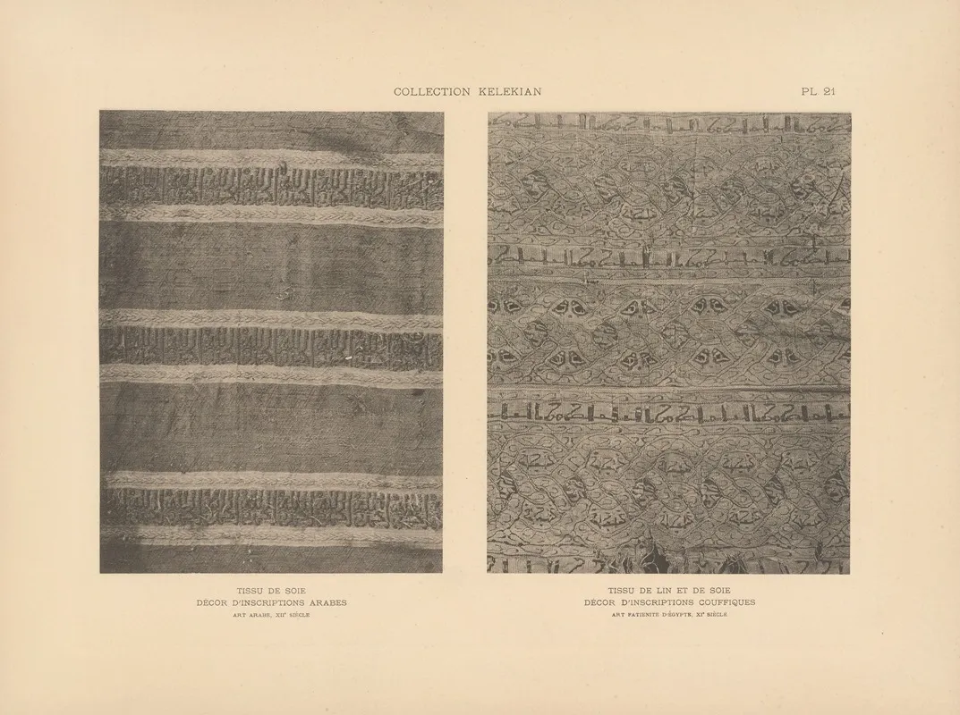 La Collection Kelekian Etoffes Tapis Dorient De Venise Pl 021 Wall Art by Jules Guiffrey - High-Resolution Digital Print
