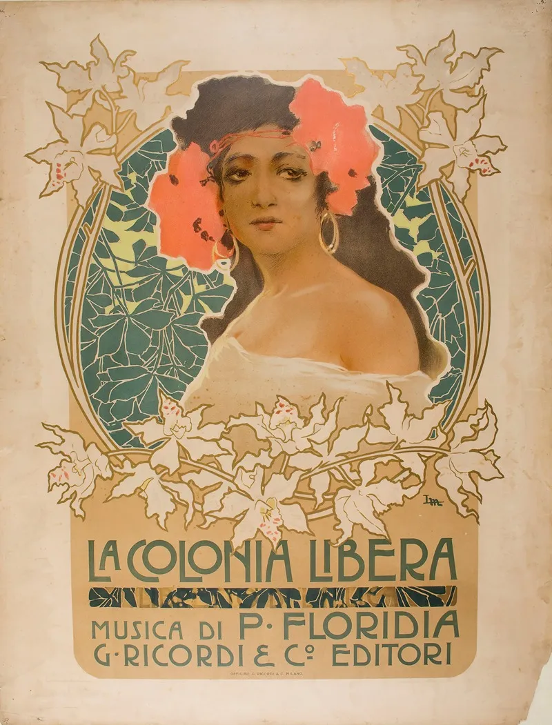 La Colonia Libera Wall Art by Leopoldo Metlicovitz - High-Resolution Digital Print