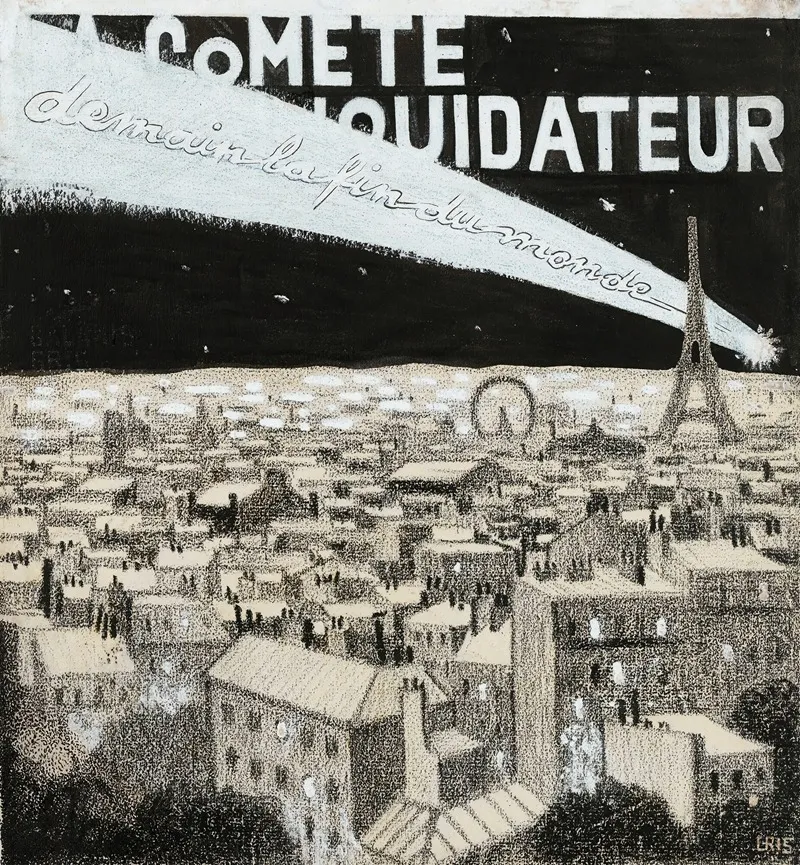 La Comete Liquidateur Wall Art by Juan Gris - High-Resolution Digital Print