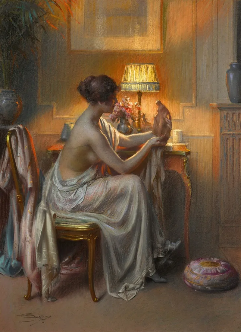La Connaisseuse Wall Art by Delphin Enjolras - High-Resolution Digital Print