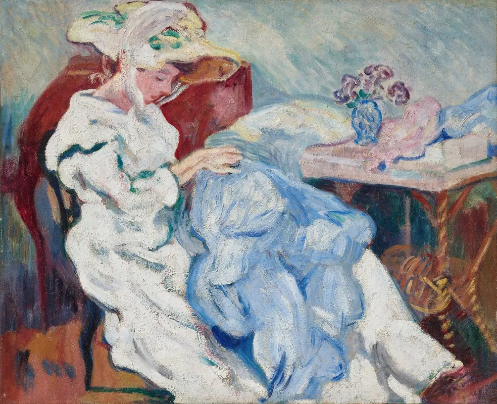 La Couture 3 Wall Art by Louis Valtat - High-Resolution Digital Print