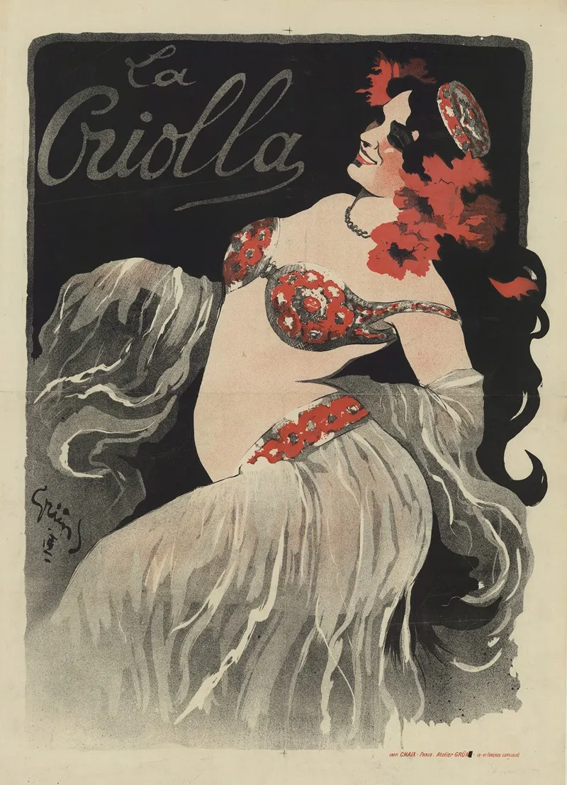La Criolla Wall Art by Jules-Alexandre Grün - High-Resolution Digital Print