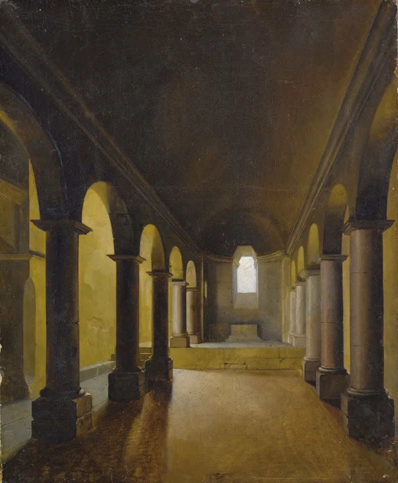 La Crypte De Saint Irenee A Lyon Wall Art by Fleury François Richard - High-Resolution Digital Print