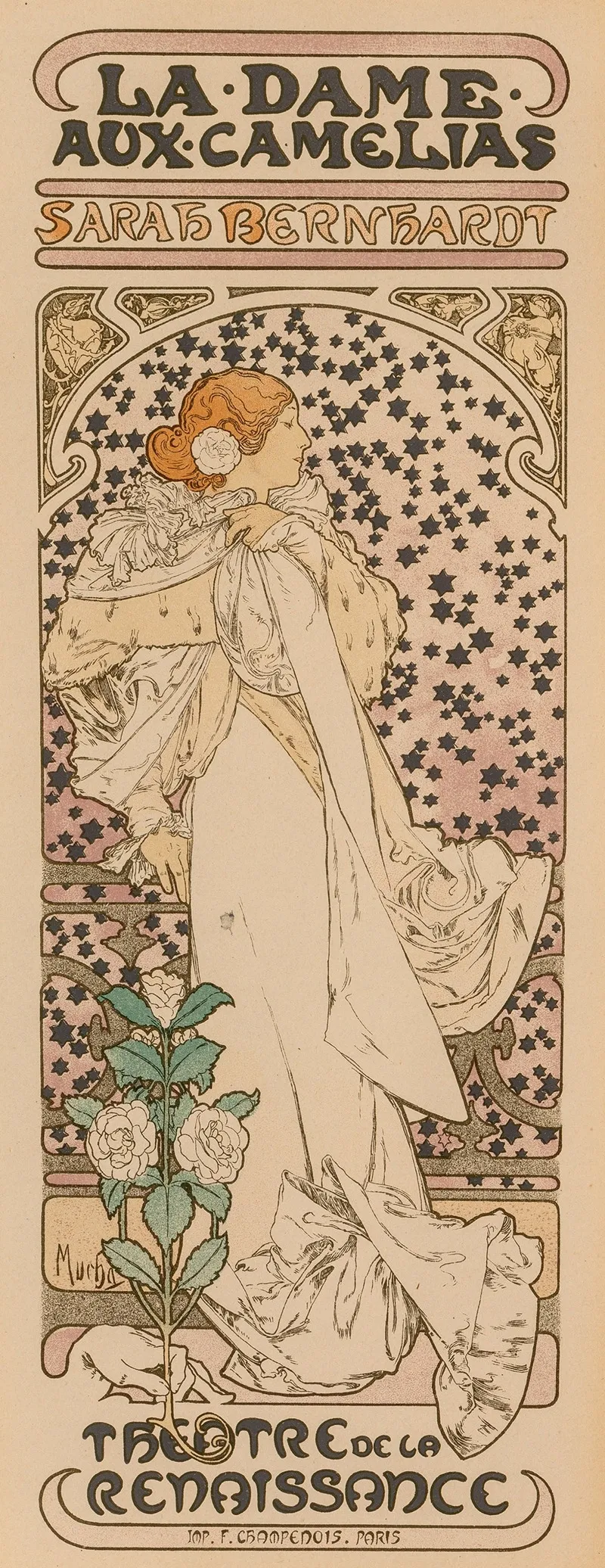 La Dame Aux Camelias From Les Maitres De Laffiche