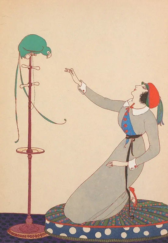 La Dame Et Le Perroquet
