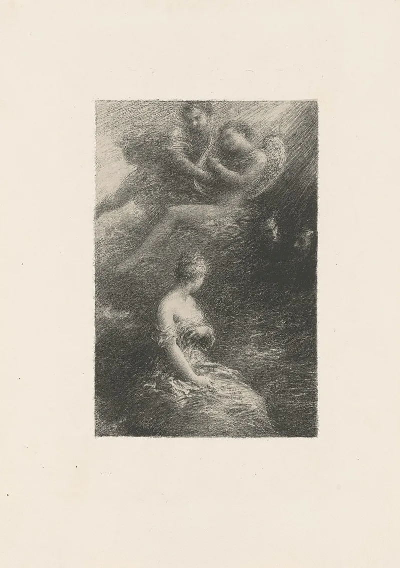 La Damnation De Faust Apparition De Marguerite Wall Art by Henri Fantin-Latour - High-Resolution Digital Print