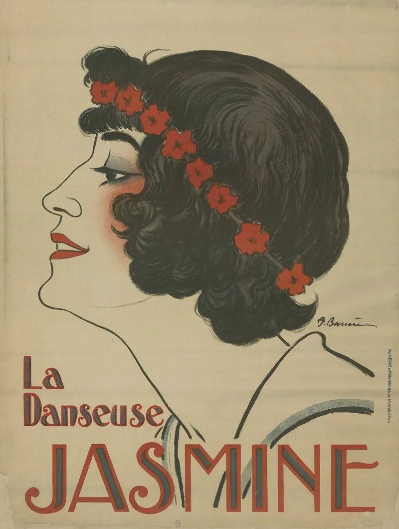 La Danseuse Jasmine Wall Art by Adrien Barrère - High-Resolution Digital Print