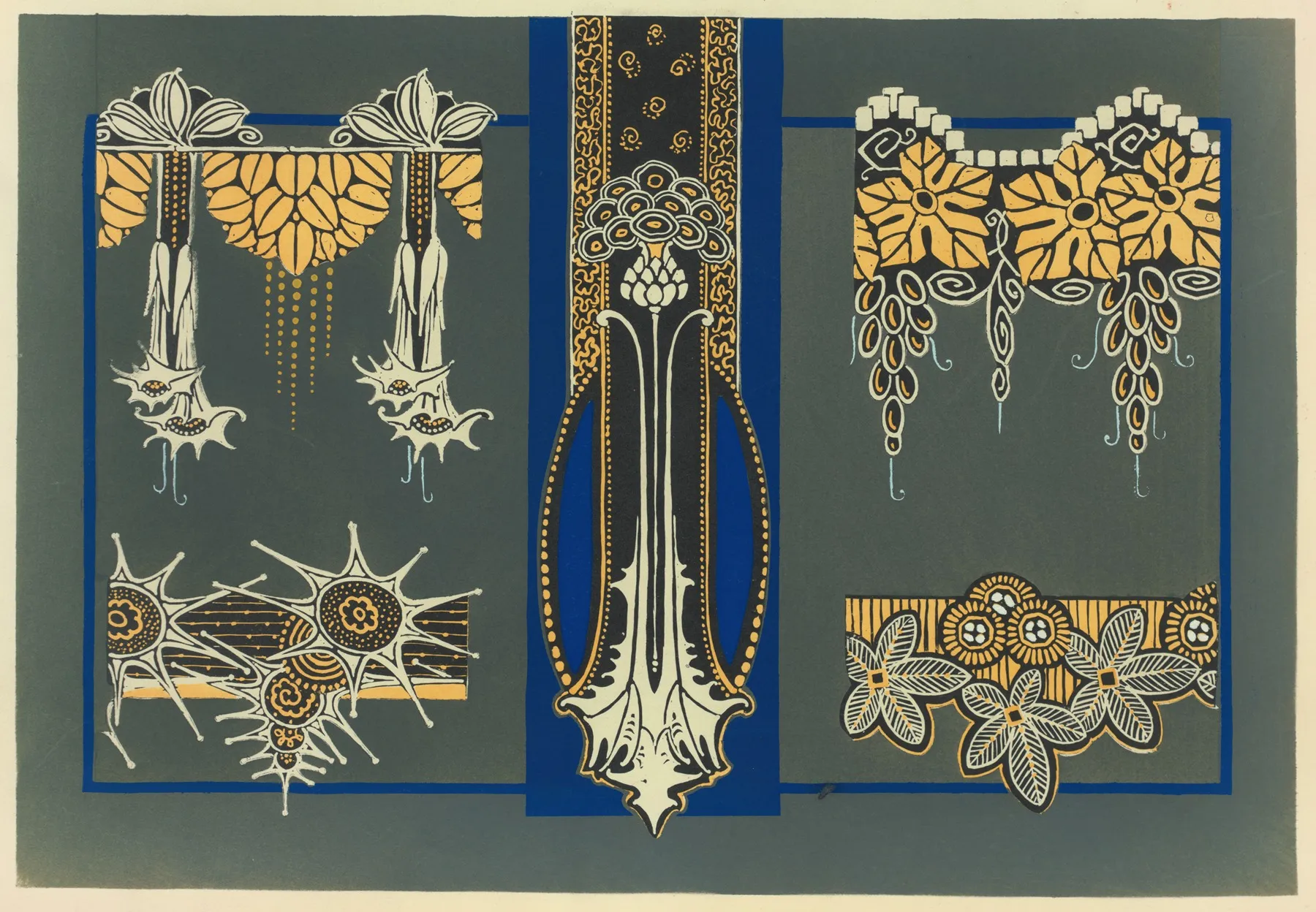 La Decoration Moderne Dans Le Textile Pl 1 Wall Art by Gaston Charlet - High-Resolution Digital Print